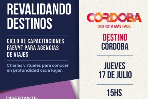 ​SUMATE A LA CAPACITACIÓN DE FAEVYT SOBRE CÓRDOBA
